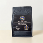 SunForge Coffee NOLA Blend 12 oz ground coffee bag, front view.