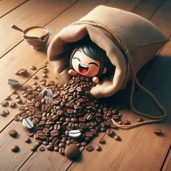 20240310_142450675_iOS (1) A bag of coffee beans on the ground