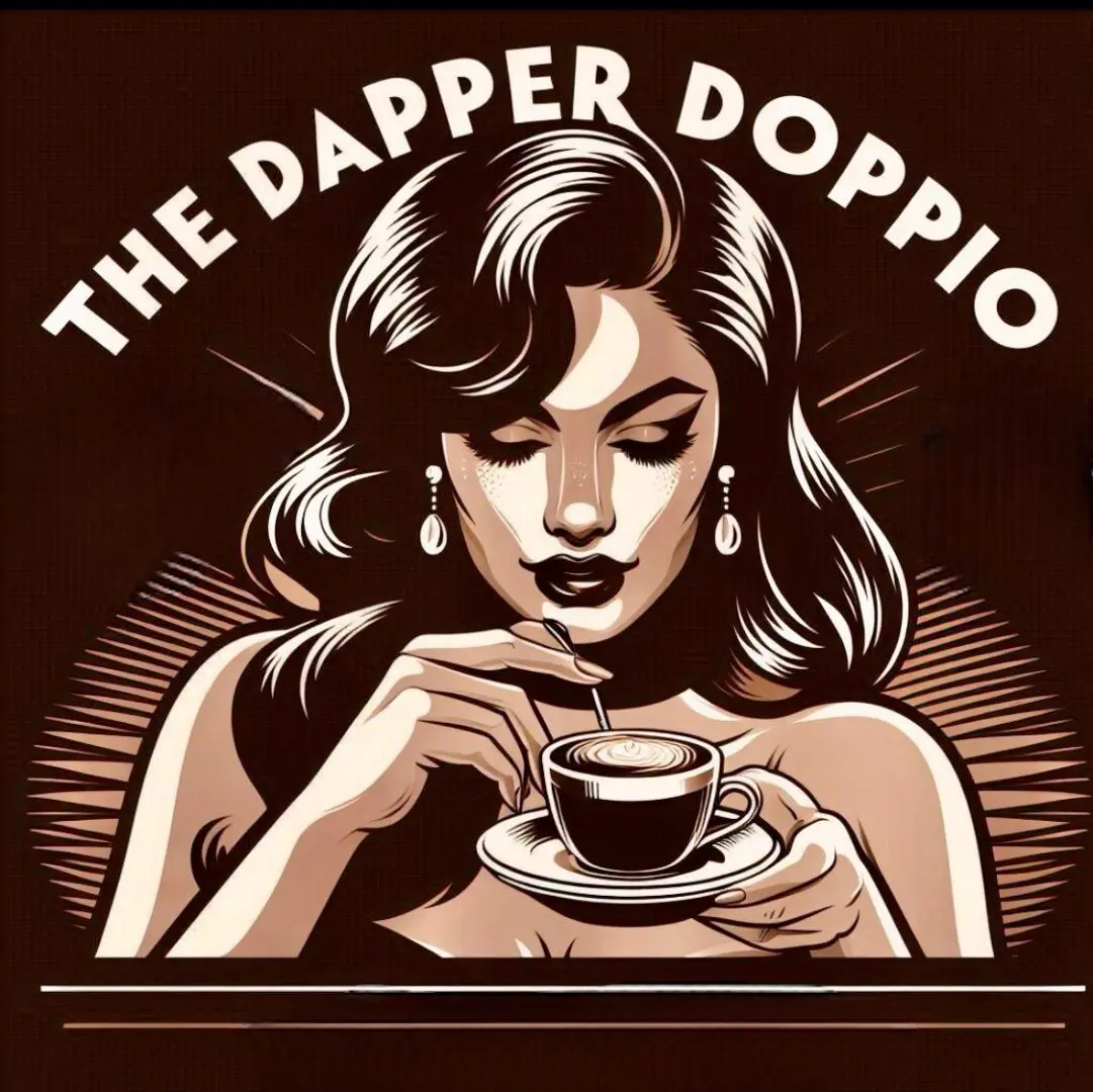 Woman enjoying a cup of coffee.